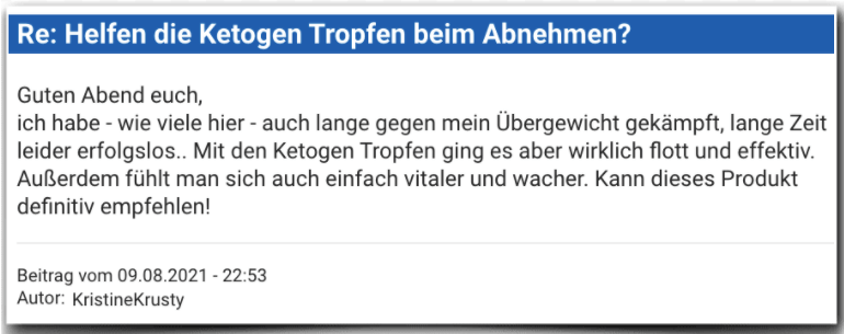 Ketogen Erfahrungsbericht Bewertung Erfahrungen Ketogen