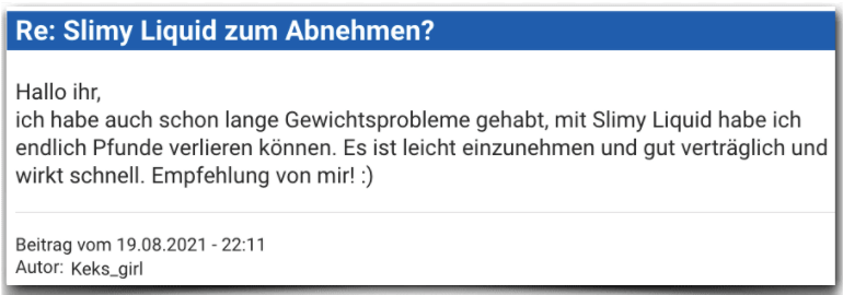 Slimy Liquid Erfahrungsbericht Bewertung Erfahrungen Slimy Liquid