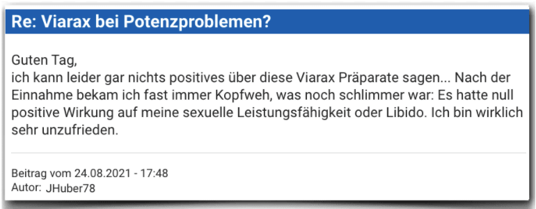 Viarax Erfahrungsbericht Bewertung Erfahrungen Viarax