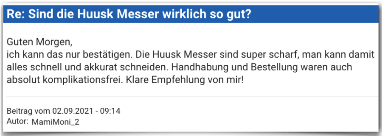 Huusk Messer Erfahrungsbericht Bewertung Erfahrungen Huusk Messer