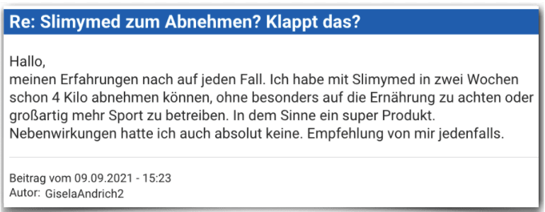 Slimymed Erfahrungen Bewertung Erfahrungsbericht Slimymed