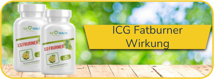 ICG Fatburner Wirkung Wirkungseintritt