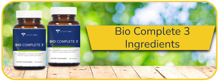 Bio Complete 3 Ingredients