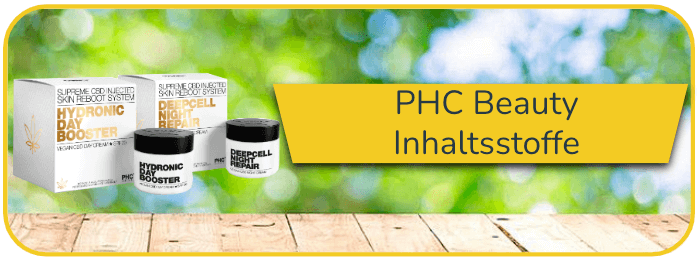 PHC Beauty Inhaltsstoffe Zusammensetzung Wirkstoffe