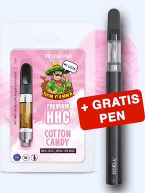 Hanfosan HHC Vape Cotton Candy Abbild Tabelle