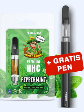 Hanfosan HHC Vape Peppermint Abbild Tabelle