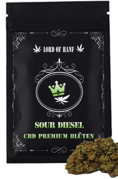 Lord of Hanf HHC Blueten Sour Diesel Abbild Tabelle