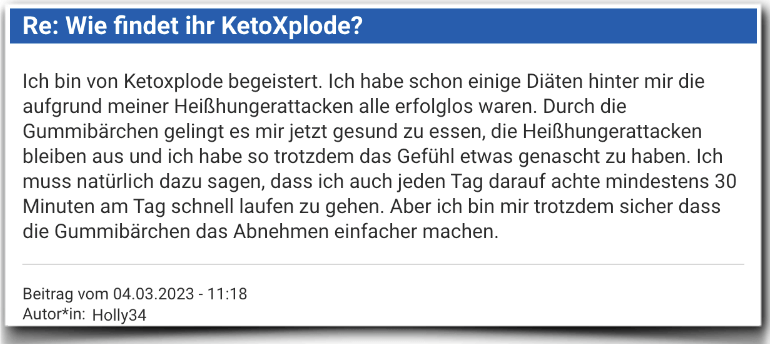 KetoXplode Erfahrungen Erfahrungsbericht Bewertung KetoXplode Fruchtgummis