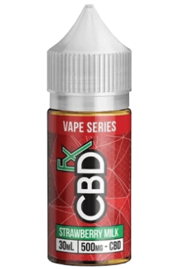 CBDfx CBD Vape Juice image table