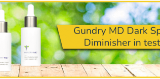 Gundry MD Dark Spot Diminisher in test