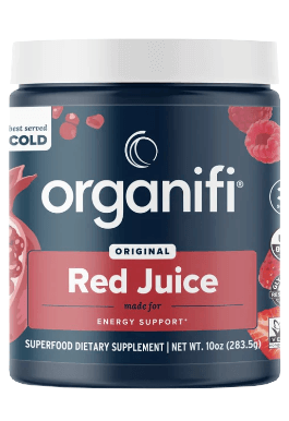 Organifi Red Juice image table