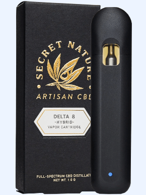 Secret Nature CBD Vape Pen image table little