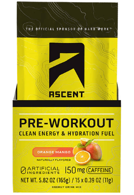 Ascent Pre Workout image table