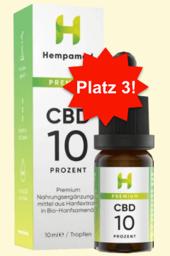 Hempamed cbd oil Tabelle