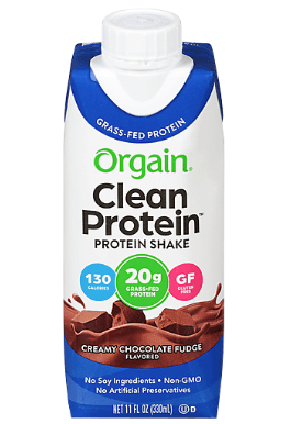 Orgain Clean Protein Drink image table