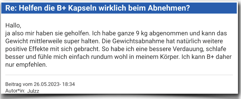 B Plus Kapseln Erfahrungen Erfahrungsbericht Bewertung B Plus Tabletten