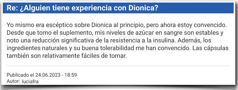 Dionica Experiencia Evaluacion Informe de campo Dionica