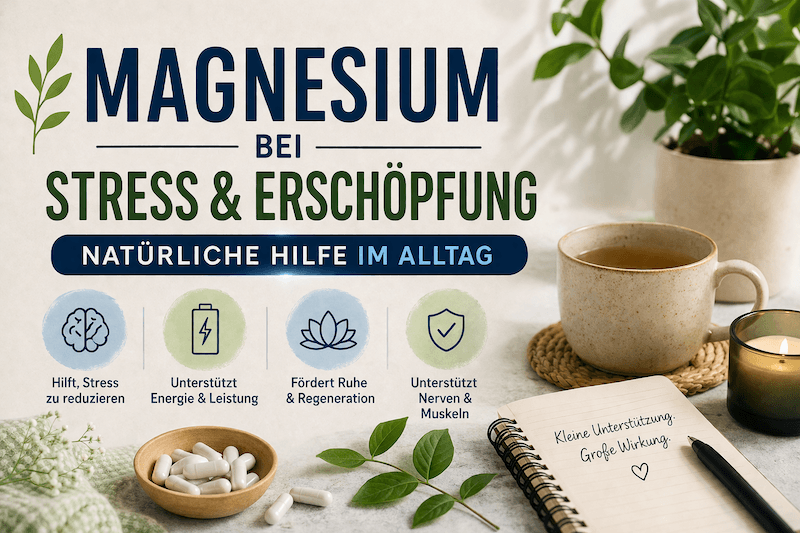 Magnesium bei Stress und Erschoepfung